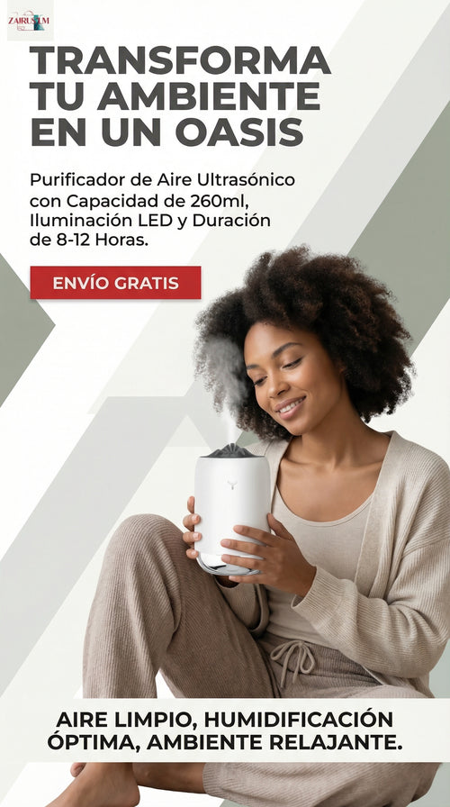 Humidificador Purificador Aire Difusor